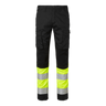 220 Service Trousers - Black/fluorescent yellow