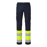 220 Service Trousers - Navy/fluorescent yellow