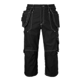 233 Craftsmen 3/4 Trousers - Black