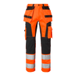 236 Craftsmen Trousers - Fluorescent orange/black