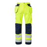 2516 Craftsmen Trousers - Fluorescent yellow/navy