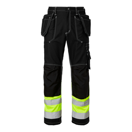 2515 Craftsmen Trousers Hi-Vis - Black/fluorescent yellow
