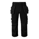 309 Craftsmen 3/4 Trousers - Black