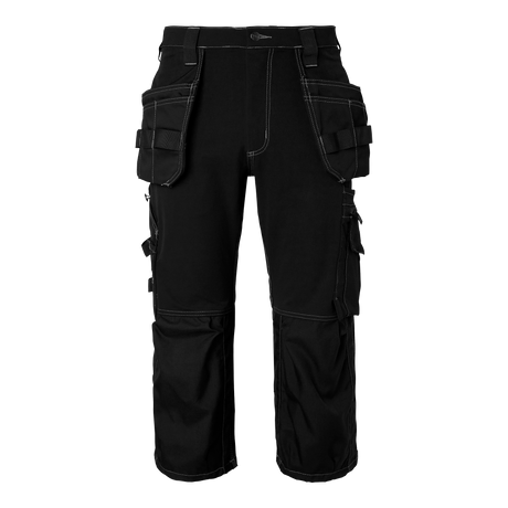 309 Craftsmen 3/4 Trousers - Black