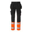 312 Craftsmen Trousers - Black/fluorescent orange