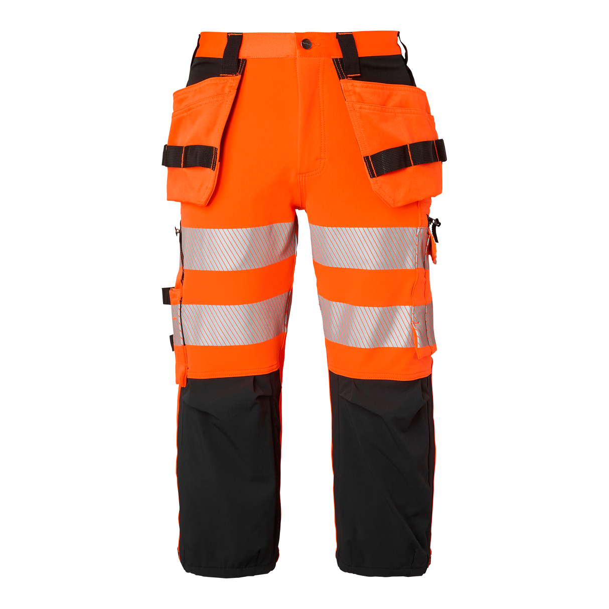 314 Craftsmen 3/4 Trousers - Fluorescent orange/black