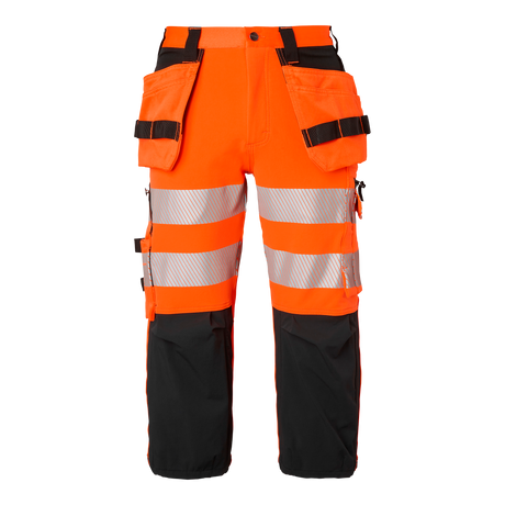 314 Craftsmen 3/4 Trousers - Fluorescent orange/black