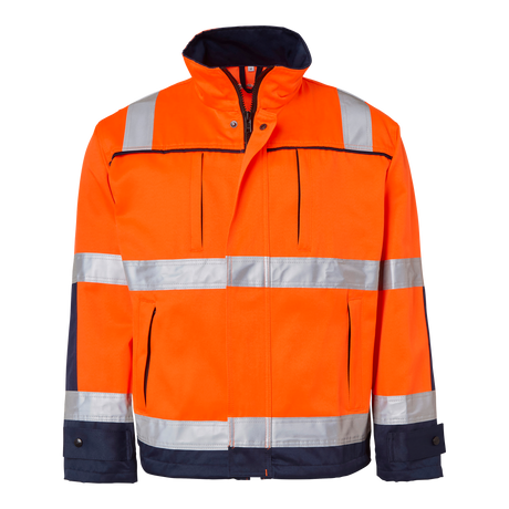 3816 Jacket - Fluorescent orange/navy
