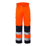 4026 Winter Trousers Hi-Vis - Fluorescent orange/navy