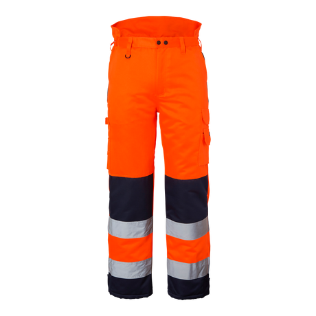 4026 Winter Trousers Hi-Vis - Fluorescent orange/navy