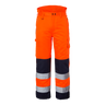 4026 Winter Trousers Hi-Vis - Fluorescent orange/navy