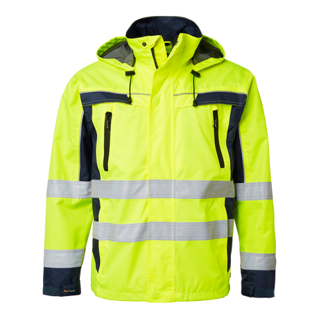 5217 Shell Jacket - Fluorescent yellow/navy
