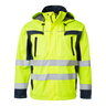5217 Shell Jacket - Fluorescent yellow/navy