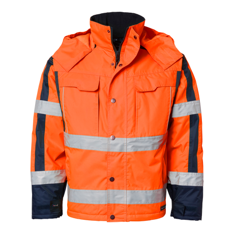 5317 Jacket - Fluorescent orange/navy