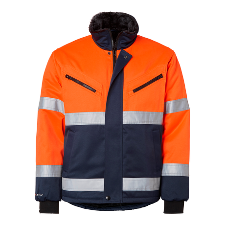 5616 Jacket - Fluorescent orange/navy