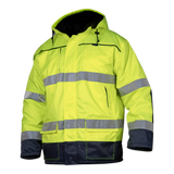 6216 Parka - Fluorescent yellow/navy