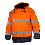 6216 Parka - Fluorescent orange/navy
