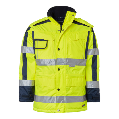 6317 Parka - Fluorescent yellow/navy