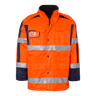 6317 Parka - Fluorescent orange/navy