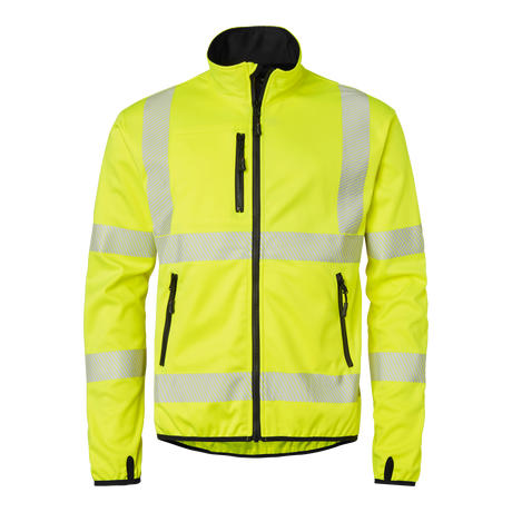 7721 Softshell Hi-Vis - Fluorescent yellow/black