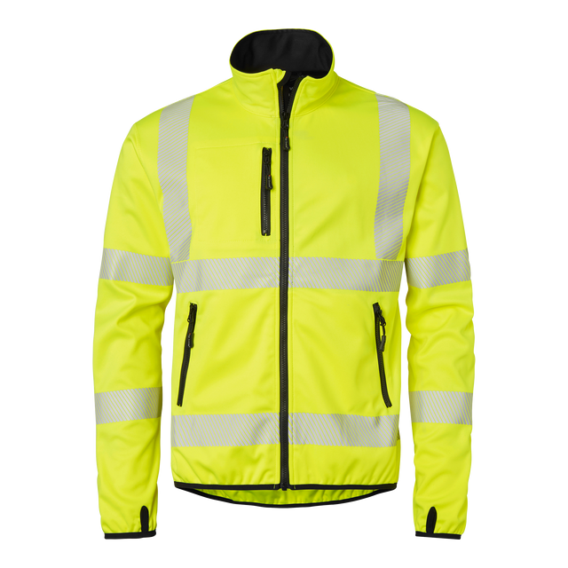 7721 Softshell Hi-Vis - Fluorescent yellow/black