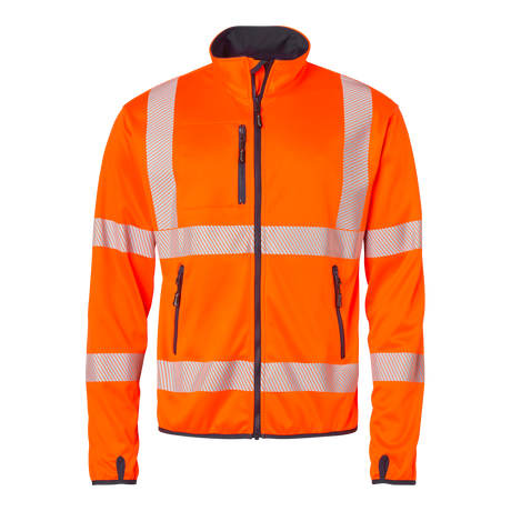 7721 Softshell Hi-Vis - Fluorescent orange/navy