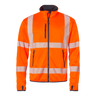 7721 Softshell Hi-Vis - Fluorescent orange/navy