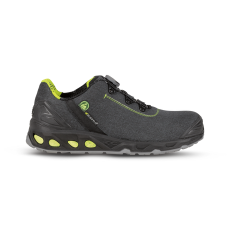 Lux Green Fit Safety Shoe - Black