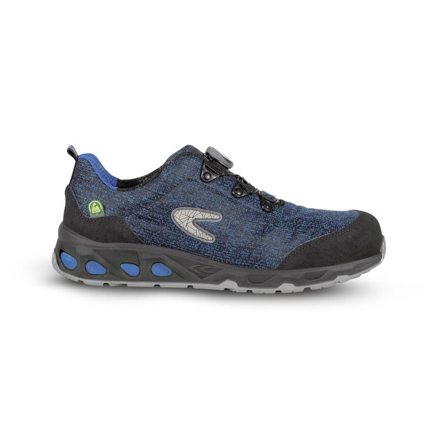Recycle Green Fit Safety Shoe - Navy