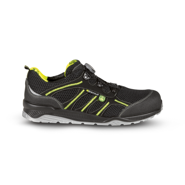 Stack Safety Shoe - Black