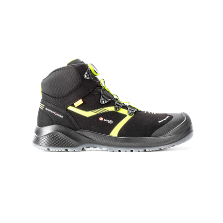 Scatto Boa Safety Half Boot - Black