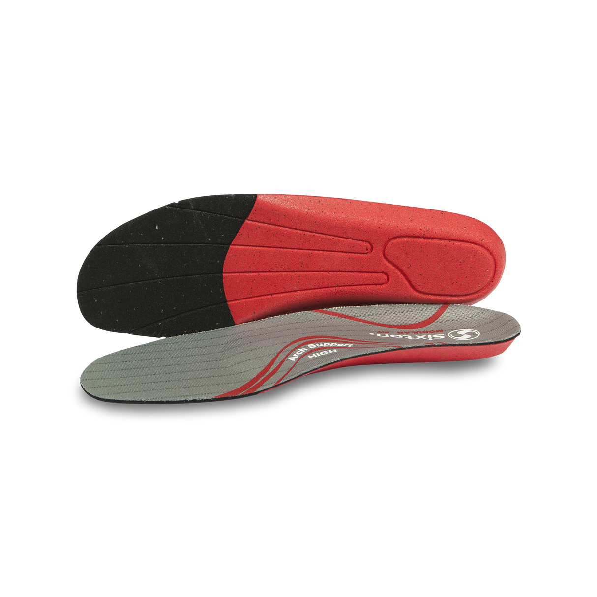 Modular Fit High Insole - Black/red