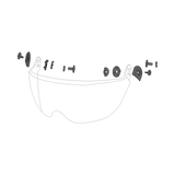 Theia Visor Screws Helmet Acc - Black