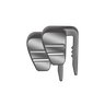 Hearing Fitting Pin Helmet Accessories - Black