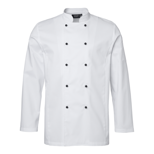 Elton Chefs Coat - White
