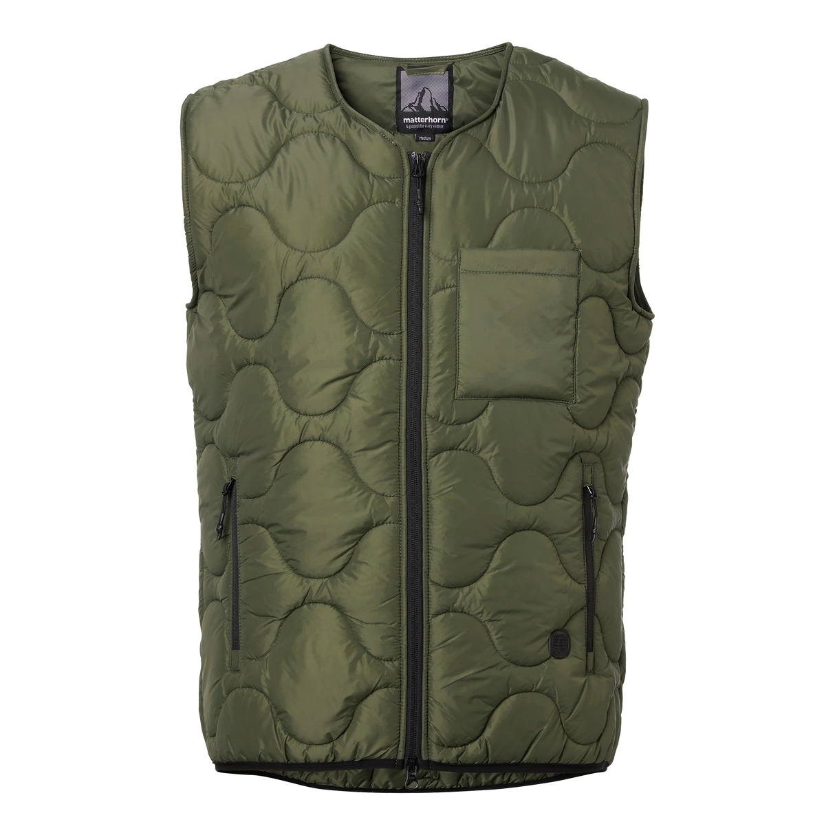 Beckey Puffer Vest - Olive