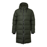 Shanna Long Padded Coat - Dark olive