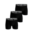 Boxer Solid 3-p Underwear - Black