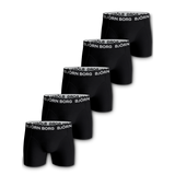 Boxer Solid 5-p Underwear - Black