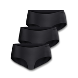 Hipster Invisible 3-p Underwear w - Black