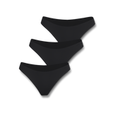 Brief Invisible 3-p Underwear w - Black