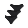 Brief Invisible 3-p Underwear w - Black