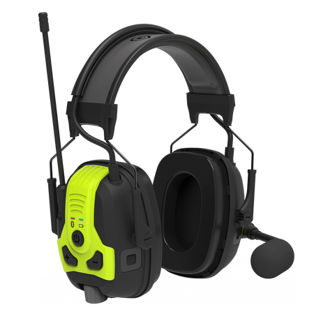 Freebird PRO X Hearing Protection - Black/fluorescent yellow