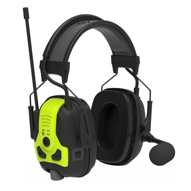 Freebird PRO X Hearing Protection - Black/fluorescent yellow