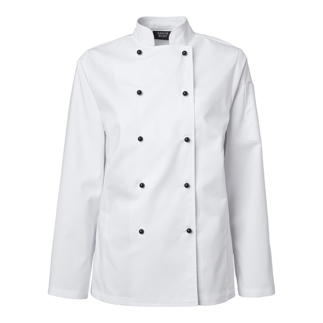Elsa chefs coat w - White