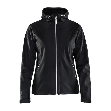 Highland Jkt W - Black/White - Front