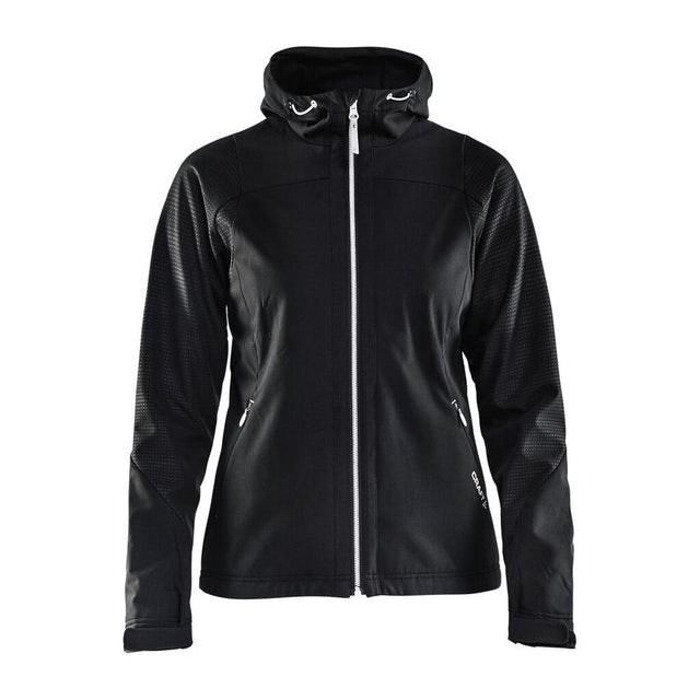 Highland Jkt W - Black/White - Front
