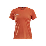 Squad Go Jersey Solid W - Orange - Front