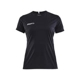 Squad Go Jersey Solid W - Black - Front