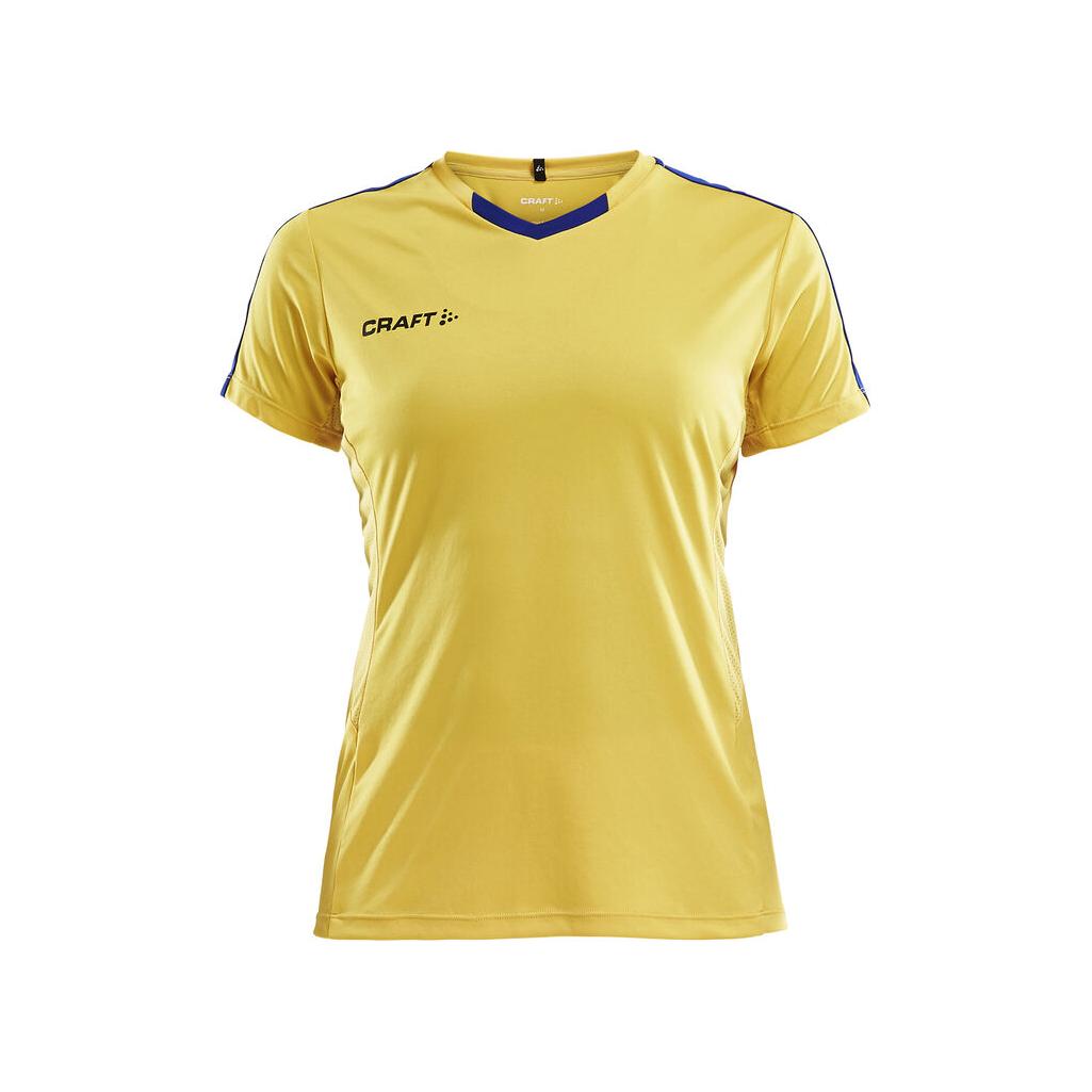 Progress Jersey Contrast W - Sweden Yellow/Club Cobolt - Front